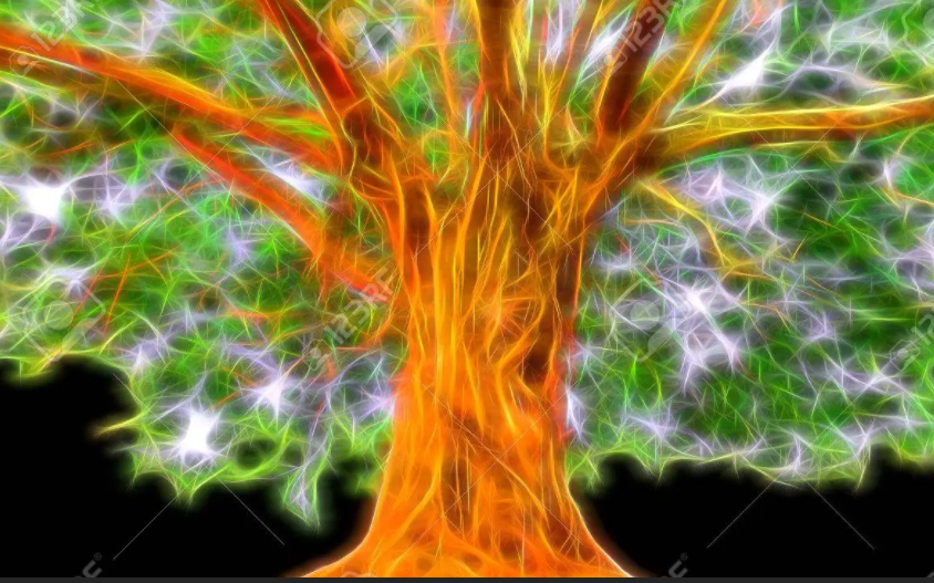 Arbol Bodhi de la iluminación del Buddha variante